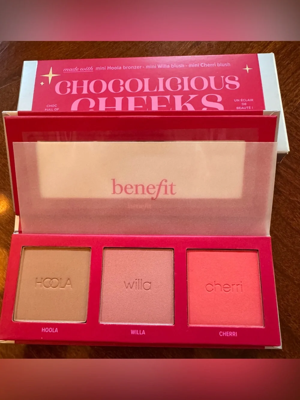 Benefit Blush Palette Chocalicious Cheeks Blush Palette **NIB**